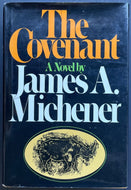 The Covenant James A. Michener Autographed First Trade Edition Signed Hardcover