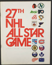 Load image into Gallery viewer, 1974 27th Annual NHL All Star Game Program Hockey @ Chicago Stadium Seals Kings

