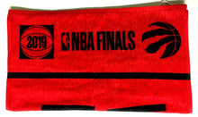 Load image into Gallery viewer, 2019 NBA Finals Toronto Raptors + GS Warriors Game Used Players Bench Towels
