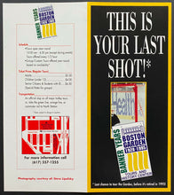 Load image into Gallery viewer, 1995 Boston Bruins vs Ottawa Senators Final Regular Season Game Lot Brochure ++
