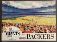 1959 Yankee Stadium NFL Program New York Giants vs Green Bay Packers Football