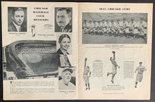 Load image into Gallery viewer, 1945 World Series Program Briggs Stadium Game 2 Detroit Tigers vs Chicago Cubs
