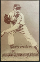 Load image into Gallery viewer, 1940&#39;s Vintage Baseball Exhibit Cards x3 MLB Cleveland Indians Brooklyn Dodgers
