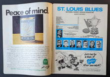 Load image into Gallery viewer, 1970 St Louis Arena Hockey Program Boston Bruins vs Blues Bobby Orr Cover
