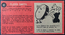 Load image into Gallery viewer, 1964-65 Vintage Detroit Red Wings Floyd Smith Topps Tallboy NHL Hockey Card
