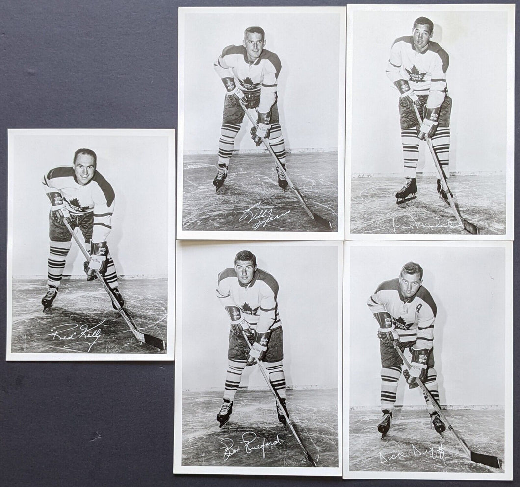 1962-63 17 Different NHL Hockey Toronto Maple Leafs Team Issued Photo Lot