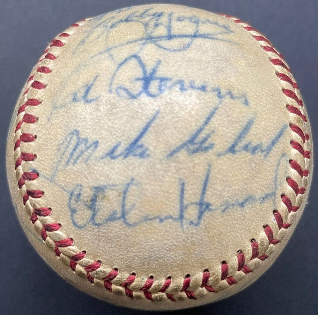 1954 Toronto Maple Leafs Baseball Team Signed Ball Autographed x11 MILB LOA