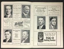 Load image into Gallery viewer, 1926 Hamilton Amateur Athletic Association Tiger Football Club Program Rare CFL
