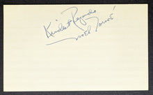 Load image into Gallery viewer, Mel Torme Music Signed Index Card Vintage Jazz Singer Autograph
