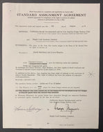 1978 Toronto Maple Leafs Receive Dave Hutchison Historic Trade Agreement Vintage