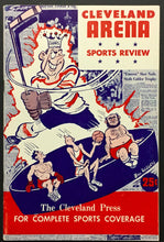 Load image into Gallery viewer, 1954 Cleveland Arena Sports Review Program Press Sports Coverage Barons vs Reds
