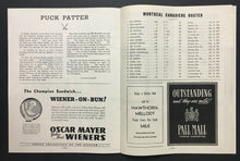 Load image into Gallery viewer, 1948 NHL Hockey Chicago Stadium Program + Tickets Blackhawks Montreal Canadiens
