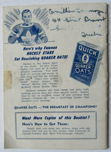 Load image into Gallery viewer, 1947-1948 Hap Day How To Play Better Hockey Booklet Quaker Oats Premium + Photos
