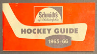 1965-66 Hockey Guide Vintage SGA Pittsburgh Hornets Schmidt's Of Philadelphia