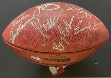 Load image into Gallery viewer, Running Back Greats Multi-Signed (x15) Wilson “The Duke” NFL Football Fanatics
