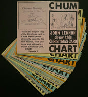 1964 Full Set 52 Chum Charts Rock N' Roll History Vintage Radio Survey Music