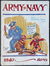 Load image into Gallery viewer, 1940’s Army Vs. Navy Football Program 50th Anniversary Vintage NCAA Complete
