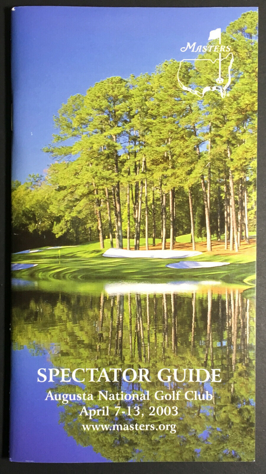 2003 Augusta National Golf Club Spectator Media Guide Masters Tiger Woods
