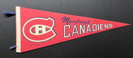 1970 Vintage Original Montreal Canadiens NHL Hockey Pennant Full Size