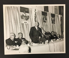 Load image into Gallery viewer, 1962 NHL Hockey Awards Banquet Photo Clarence Campbell Toronto Royal York Hotel
