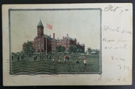 1905 Upper Canada College Vintage Postcard - Postmarked Toronto Canada Rugby