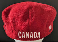 1998 Team Canada Roots Olympic Beret Red Hat Canadian Uniform Large Vintage