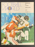 1974 WFL 1st Championship Game Program Birmingham Americans vs Blazers Football