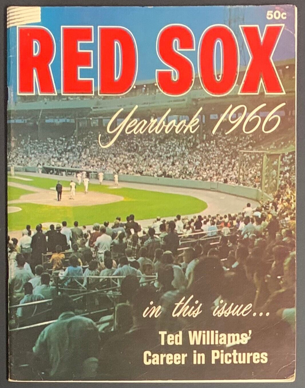 1966 Vintage Original MLB Baseball Boston Red Sox Official Season Yearbook