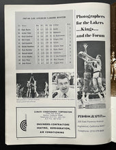Load image into Gallery viewer, 1968 Los Angeles Forum Program Newly Built LA Lakers Stadium + Arena Vintage
