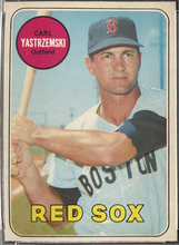 Load image into Gallery viewer, 1969 O-Pee-Chee Carl Yastrzemski #130 Boston Red Sox MLB Card PSA EX-MT 6
