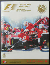 Load image into Gallery viewer, 1999 Canadian Grand Prix Program Special F1 50th Anniversary Edition Montreal
