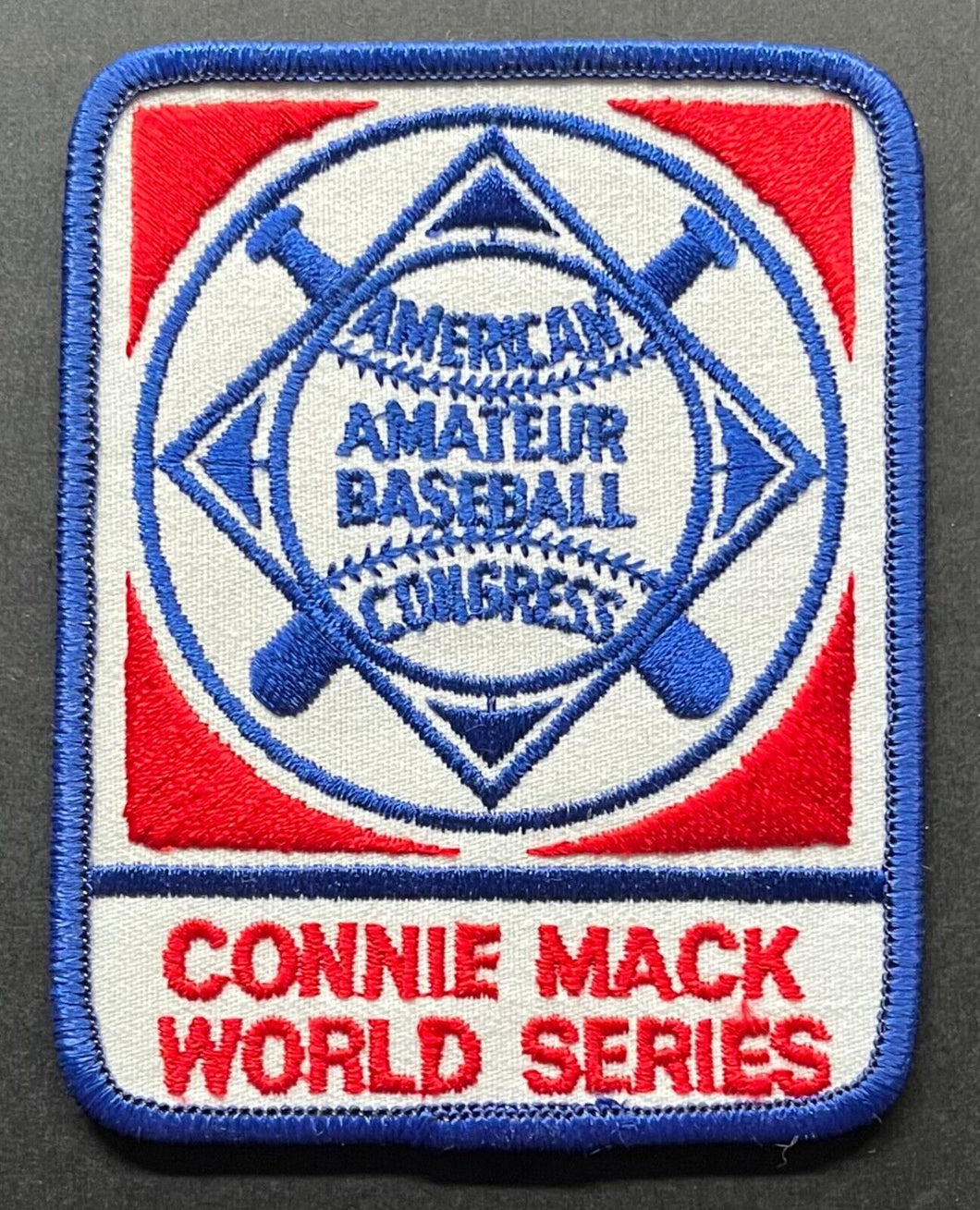 Vintage Connie Mack World Series American Amateur Baseball Congress Patch Crest