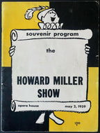 Howard Millers Rock N Roll Show 1959 Chicago Opera House Signed Autographed
