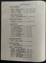 Load image into Gallery viewer, 1943 Vintage United States Forces Boxing Championships Program Solomon Islands
