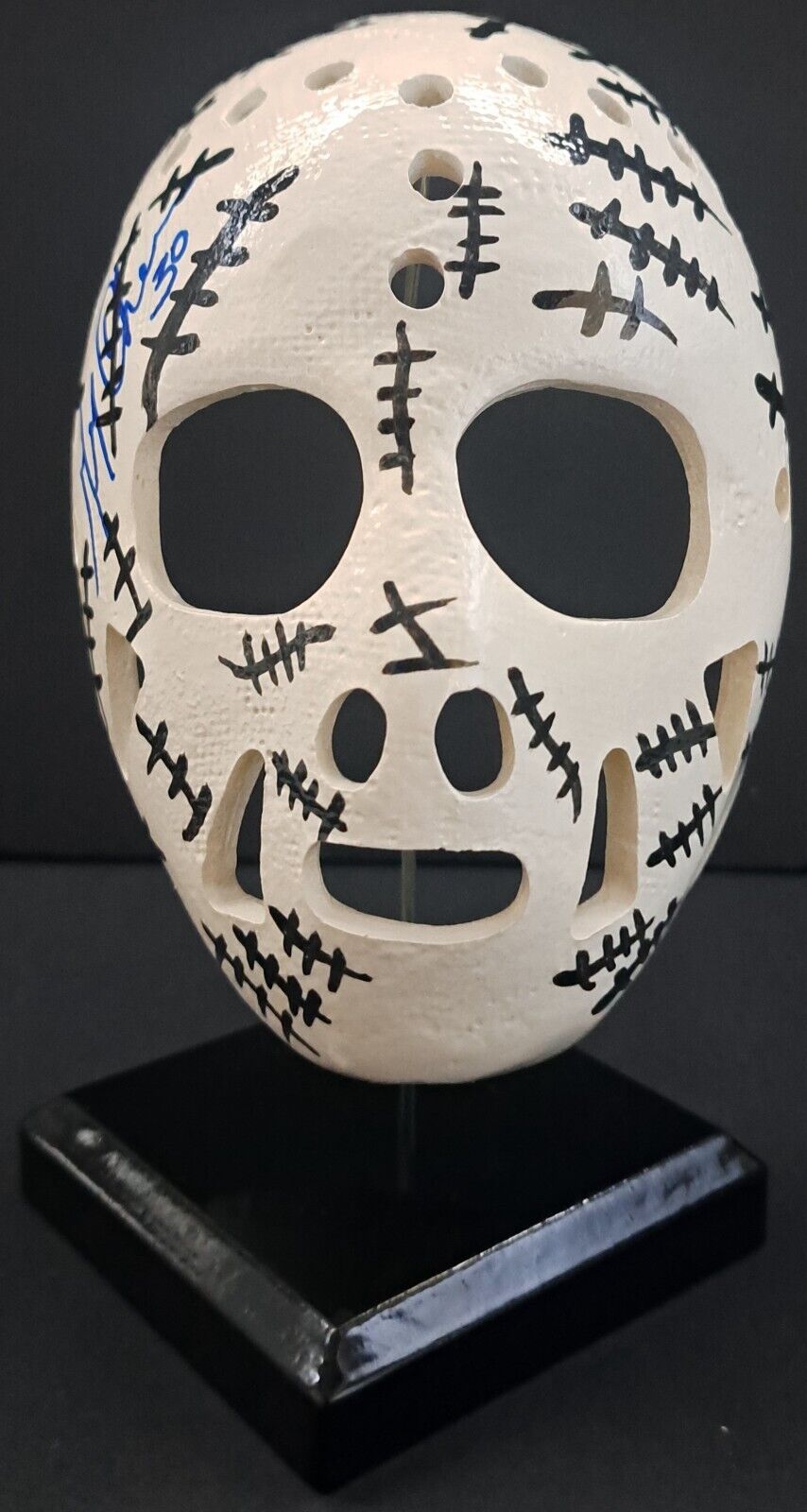 Gerry Cheevers Autographed Mini Mask Signed Boston Bruins NHL Hockey HOF JSA