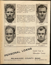Load image into Gallery viewer, 1939 NFL Football Original Championship Game Program Green Bay Packers NY Giants
