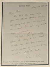 Load image into Gallery viewer, Signed Framed George H. W. Bush Photo Letter US President JSA LOA Certified
