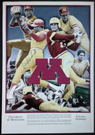 University Of Minnesota Autographed Paul Molitor Dave Winfield Print Signed LE