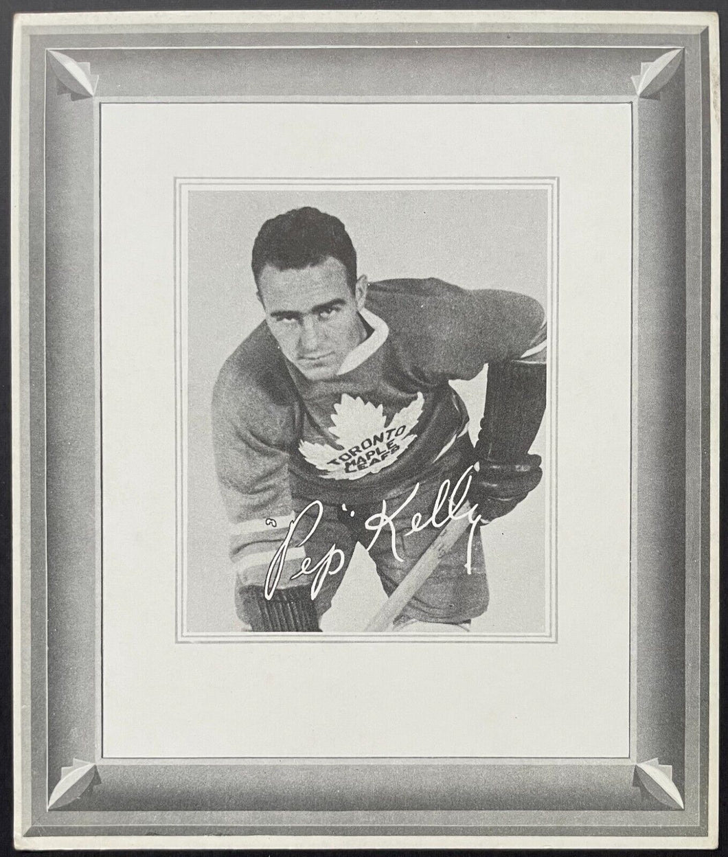 1938-39 Quaker Oats Pep Kelly Premium NHL Hockey Photo Toronto Maple Leafs