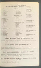 Load image into Gallery viewer, 1972-73 Buffalo Sabres NHL Hockey Media Guide Yearbook Crozier Cover
