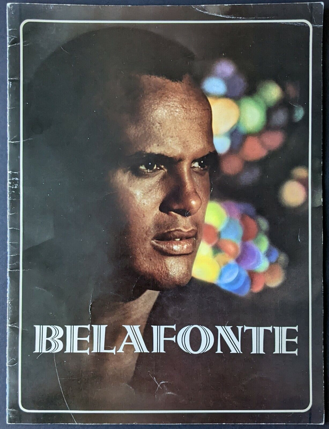 Circa 1972 Harry Belafonte Concert Tour Program Music Vintage Historical