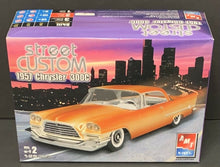 Load image into Gallery viewer, 2006 AMT ERTL 1957 Chrysler 300C Street Custom 1:25 Scale Model Kit Open Box
