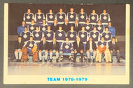 Rare 1978-79 Toronto Maple Leafs NHL Hockey Team Photo Postcard Vintage