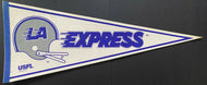 1983 USFL LA Express Football Team Full Size Pennant Vintage 30