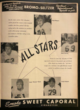 Load image into Gallery viewer, 1949 CFL Football Vintage Program Montreal Alouettes vs Toronto Argonauts Vtg
