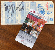 1987 Esa Tikkanen Vintage Autographed Signed NHL Hockey All Star Ballot JSA