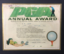 Load image into Gallery viewer, 1961 PGA Tour Annual Award Unusual Golf Novelty Michigan
