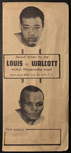 Load image into Gallery viewer, 1948 Heavyweight Boxing Championship Brochure Joe Louis v Jersey Joe Walcott Vtg
