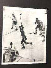 Load image into Gallery viewer, 1962 Jacques Plante VTG Press Photo NHL Hockey Stanley Cup Playoffs Chicago

