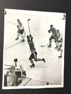 1962 Jacques Plante VTG Press Photo NHL Hockey Stanley Cup Playoffs Chicago